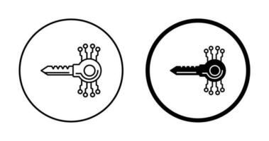 chiave codice vettore icona