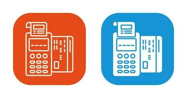pos terminale vettore icona
