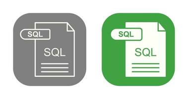 sql vettore icona