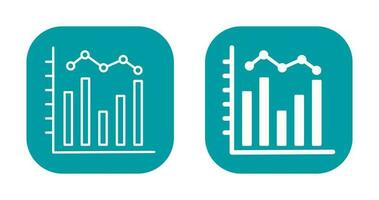 istogramma vettore icona