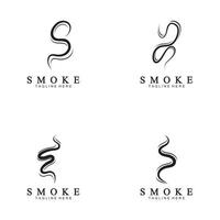 fumo vapore icona logo illustrazione vettore