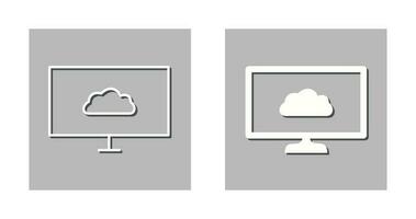 unico nube sistema vettore icona
