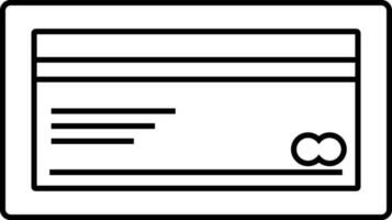 illustrazione di credito carta nel piatto stile. vettore