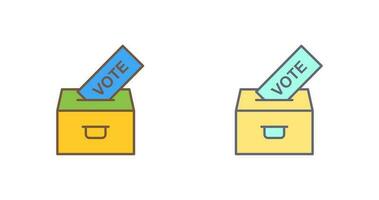 getto votazione vettore icona