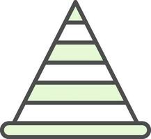 piramide vettore icona design