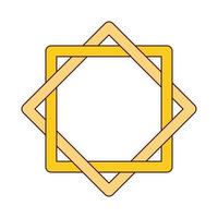 icona di decorazione geometrica vettore