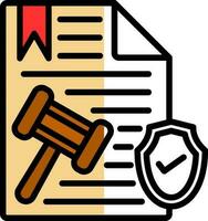 legale documento vettore icona design