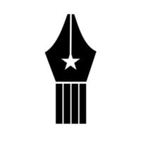 America writer logo icona vettore illustration design