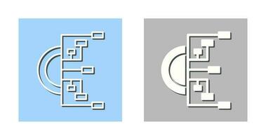 icona del vettore del diagramma di flusso