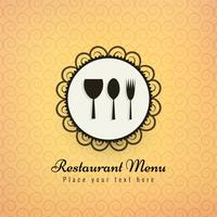 Illustrazione variopinta di vettore del fondo delle icone del ristorante