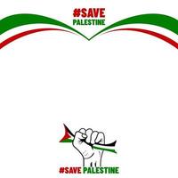 combattente per la Palestina vettore