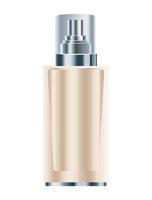 icona del prodotto bottiglia spray per la cura della pelle crema vettore