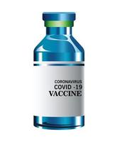 covid19 virus vaccino flaconcino icona bottiglia vettore
