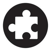 puzzle icona vettore