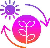 fotosintesi vettore icona design