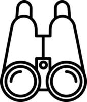 binocolo vettore icona design