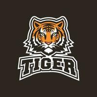 tigre logo portafortuna vettore modello illustrazione