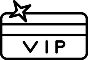 vip carta vettore icona design