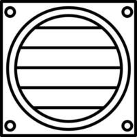 illustrazione di drain icona nel magro linea arte. vettore