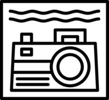 subacqueo telecamera vettore icona design