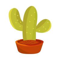 pianta di cactus in vaso cinco de mayo vettore