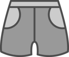 nuotare pantaloncini vettore icona design