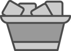 ghiaccio scatola vettore icona design