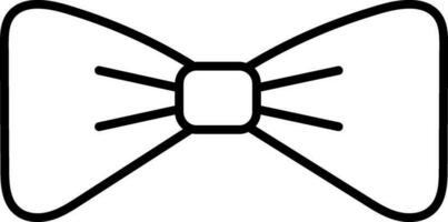 isolato arco nodo icona nel linea arte. vettore