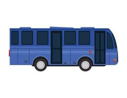 icona di trasporto del veicolo di autobus auto vettore