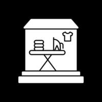 lavanderia negozio vettore icona design