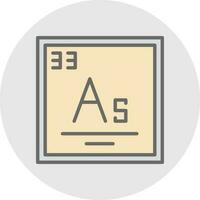 arsenico vettore icona design