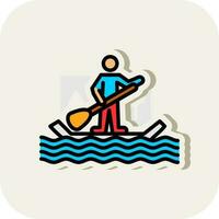 pagaia Surf vettore icona design