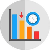 tempo per mercato vettore icona design