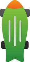 skateboard vettore icona design