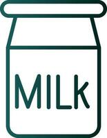 latte vettore icona design