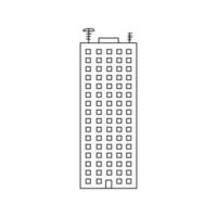 grattacielo schema vettore illustrazione