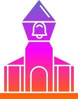 campanile vettore icona design