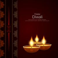 Fondo di Diwali felice decorativo astratto vettore