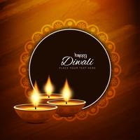 Fondo di Diwali felice religioso astratto vettore