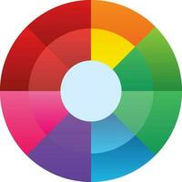 colore cerchio vettore icona design