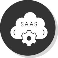 saas vettore icona design