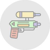 acqua pistola vettore icona design