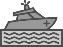 salvare barca vettore icona design