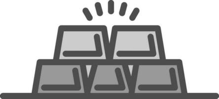oro bar vettore icona design