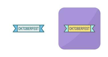 oktoberfest bandiera vettore icona