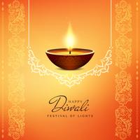 Fondo di Diwali felice religioso astratto vettore