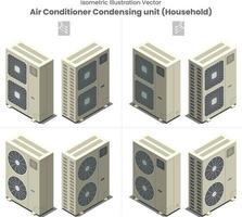 unità di condensazione aria condizionata vettoriale isometrica ra tipo 3