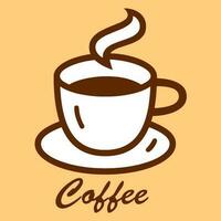 caffè vettore arte, illustrazione, icona e grafico