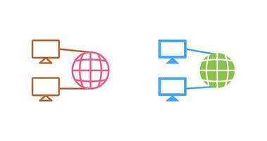 Internet connettività vettore icona