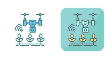 inteligente azienda agricola vettore icona